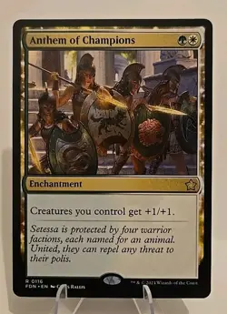 Anthem of Champions MTG Foundations Regular - Image 1