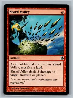 Magic MTG Morningtide 4x Shard Volley #103/150 TCG CCG Playset - Image 1