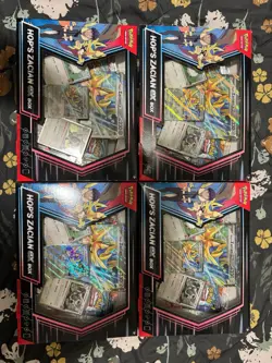 Pokemon Hops Zacian EX Box Sealed - Lot Of 4 - Image 1