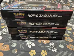 Pokemon Hops Zacian EX Box Sealed - Lot Of 4 - Image 3
