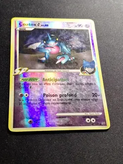 Coatox 40/127 Reverse Platine de base Carte Pokemon FR - Image 2