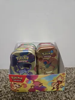 Pokemon TCG Scarlet Violet Mini Tin 151 LOT OF 7 TINS - Image 1