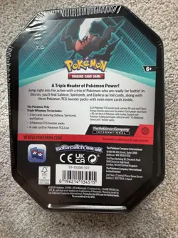 Sealed Pokemon TCG Triple Whammy Collector Tin Darkrai Booster Packs Foil Cards - Image 2