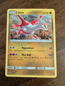 Latias SM135 Black Star Promo Set Dragon Majesty Holo Pokemon TCG NM - Image 1