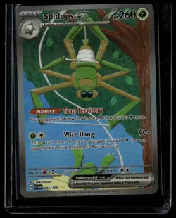 Pokemon SV01: Scarlet & Violet Base Set #243/198 Spidops ex Freshly Pulled - Image 1