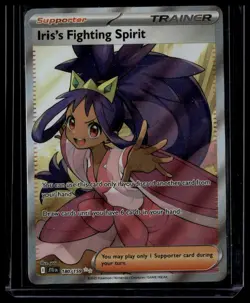 Pokemon SV09: Journey Together #180/159 Iris's Fighting Spirit Freshly Pulled - Image 1
