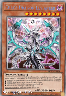 Yugioh! Mega Tins 2025 PREORDER 1x StR Chaos Dragon Levianeer - Image 1