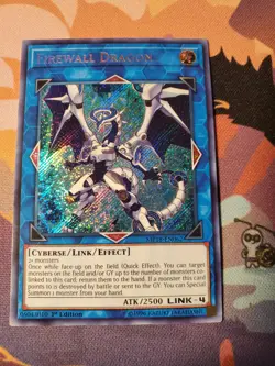 Firewall Dragon - Secret Rare 1st Edition MP18-EN062 - NM - YuGiOh - Image 1