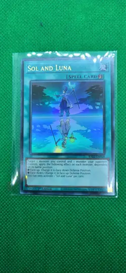 Sol and Luna - RA02-EN068 - Rare - 1st ed - Yugioh TGC - NM/M - Image 2
