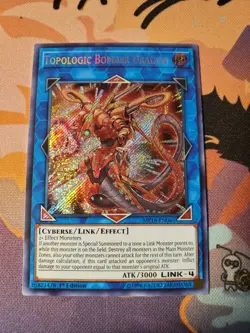 YuGiOh! Topologic Bomber Dragon MP18-EN065 1st Edition Secret Rare NM - Image 1