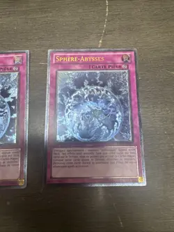 2x Ulti Abyss Sphere 1st Ed NM/LP French Language Ultimate Rare YuGiOh ABYR - Image 3