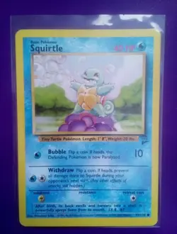 Pokemon Squirtle 93/130 base set 2 Common Card - Image 1
