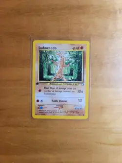 Sudowoodo 77/111 Neo Genesis 1st Edition 1995-2000 Vintage Pokemon TCH Card NM - Image 1
