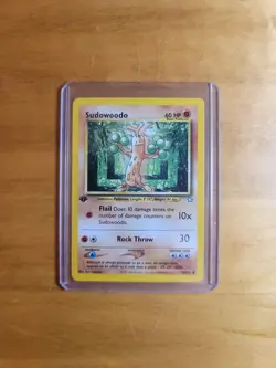 Sudowoodo 77/111 Neo Genesis 1st Edition 1995-2000 Vintage Pokemon TCH Card NM - Image 3