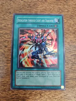 Dedication Through Light and Darkness IOC-095 Invasion of Chaos 1st Edition Card - Image 1