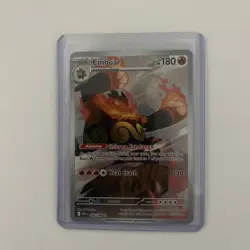 🔥EMBOAR AR 098/086 White Flare - Full Art Pokemon Card - English - Pack Fresh🔥 - Image 1