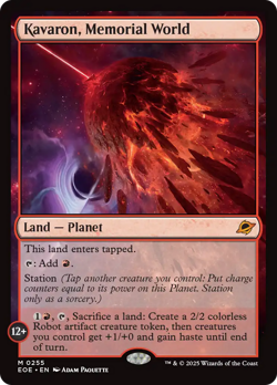 Kavaron, Memorial World Edge of Eternities PLD Land Mythic Rare CARD ABUGames - Image 1