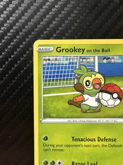 Pokemon Card Grookey On The Ball 003/005 Futsal Promo Non Holo Rare NM - Image 2
