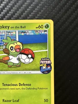 Pokemon Card Grookey On The Ball 003/005 Futsal Promo Non Holo Rare NM - Image 3