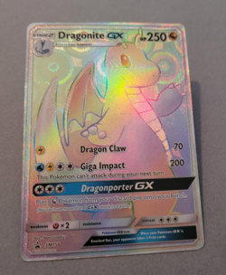 Pokemon Dragonite GX SM Black Star Promo SM156 Holo Secret Ultra Rare Card NM - Image 1