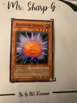 THOUSAND NEEDLES - DCR-028 ENGLISH Yu-Gi-Oh! CARD COMMON KONAMI DARK CRISIS 2003 - Image 3