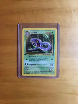 Arbok 31/62 Fossil 1999 1st Edition Uncommon Vintage Pokemon TCG Card NM - Image 3