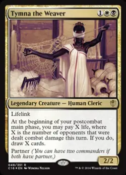 1x Tymna the Weaver - Foil NM-Mint, English Commander 2016 MTG Magic - Image 1