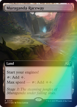 MTG - Muraganda Raceway - Foil Extended Art - DFT 0426 - Aetherdrift - Promo - Image 1
