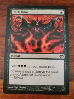 Mtg Dark Ritual Planechase Regular LP/NM - Image 1