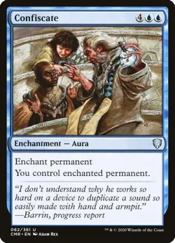 MTG Confiscate - Commander Legends (CMR) NM UC #62 - Image 1