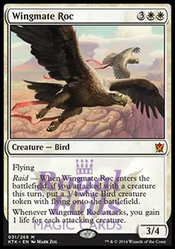 Wingmate Roc 1x FOIL KTK MTG Khans of Tarkir Mythic MINT white - Image 1