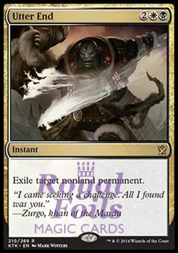 Utter End 1x FOIL MTG KTK Khans of Tarkir Rare MINT white black - Image 1