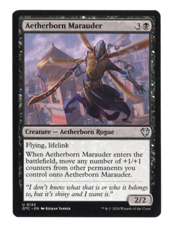 MTG-Aetherborn Marauder-Commander: (OTC)-125-Near Mint-NonFoil - Image 1