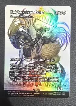 Knights of San d'Oria - Ranger-Captain of Eos (Showcase) FOIL FINAL FANTASY MTG - Image 1