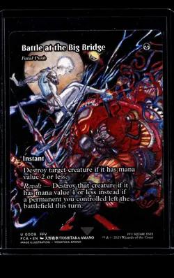 MTG Magic the Gathering Through the Ages Borderless #9 Battle at the Big Bridge - Image 1