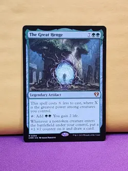 1x The Great Henge, NM, Commander Masters (CMM), Magic: the Gathering, MtG - Image 1
