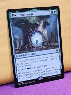 1x The Great Henge, NM, Commander Masters (CMM), Magic: the Gathering, MtG - Image 3