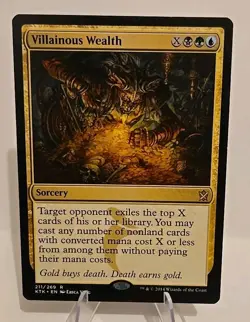 Villainous Wealth MTG Khans of Tarkir Regular - Image 1