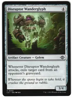 Disruptor Wanderglyph 253 The Lost Caverns of Ixalan NM MTG - Image 1