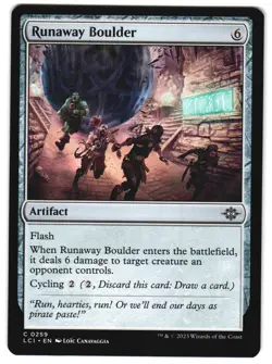 Runaway Boulder 259 The Lost Caverns of Ixalan NM MTG - Image 1