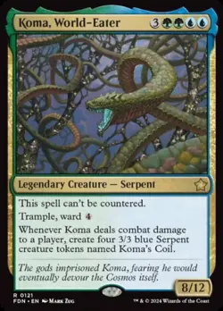 1x Koma, World-Eater - Foundations - Near Mint, English - MTG! - Image 1