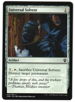 Universal Solvent 347 Commander Legends NM MTG - Image 1