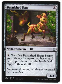 Burnished Hart 303 Commander Legends: Battle for Baldur's Gate NM MTG - Image 1