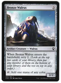 Bronze Walrus 302 Commander Legends: Battle for Baldur's Gate NM MTG - Image 1