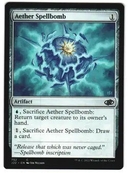 Aether Spellbomb 752 Jumpstart 2022 NM MTG - Image 1