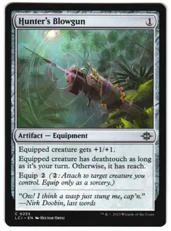 Hunter's Blowgun 255 The Lost Caverns of Ixalan NM MTG - Image 1