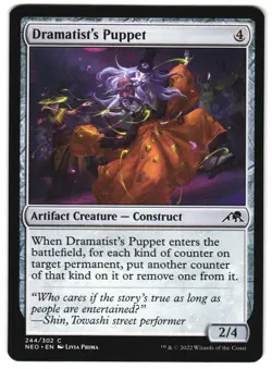 Dramatist's Puppet 244 Kamigawa: Neon Dynasty NM MTG - Image 1