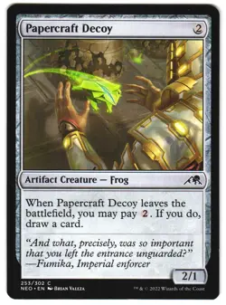 Papercraft Decoy 253 Kamigawa: Neon Dynasty NM MTG - Image 1