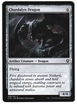 Chardalyn Dragon 306 Commander Legends: Battle for Baldur's Gate NM MTG - Image 1