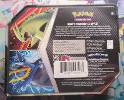 Pokemon Tyranitar V Strikers Tin - Factory Sealed 5 Packs (Tyranitar Tin) Sealed 820650809552 - Image 2